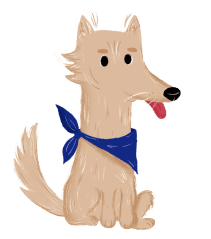 Ilustracion de perrito